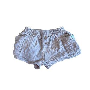 Infant Toddler Easy-Peasy Organic Bloomer Shorts 12 Months Beige